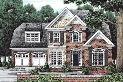 Traditional House Plan #8594-00395 Elevation Photo