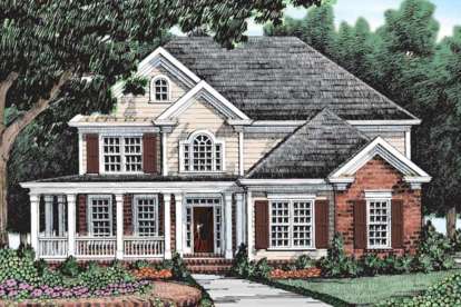 Country House Plan #8594-00396 Elevation Photo