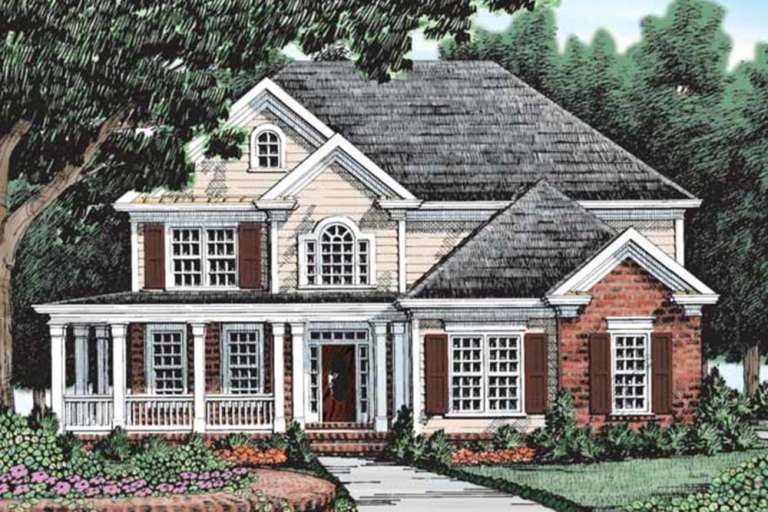 House Plan House Plan #23743 Front Elevation 