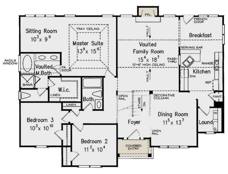 House Plan House Plan #23744 Drawing 1