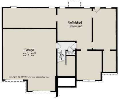 Basement for House Plan #8594-00397