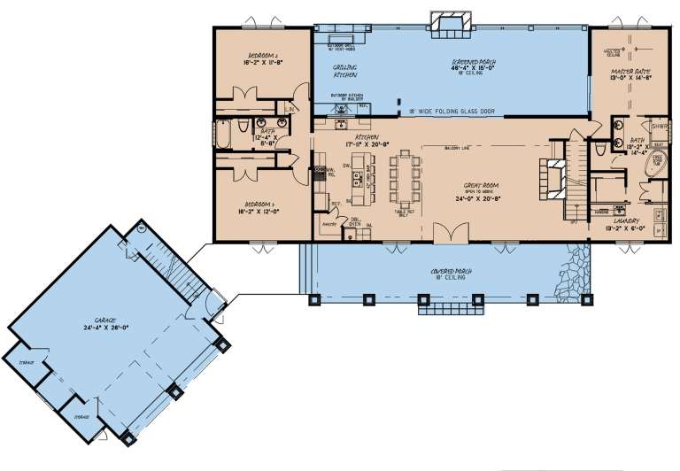 House Plan House Plan #23747 Drawing 1
