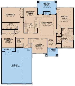 Main Floor for House Plan #8318-00128