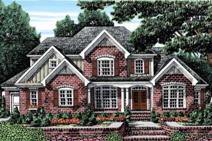 Traditional House Plan #8594-00400 Elevation Photo