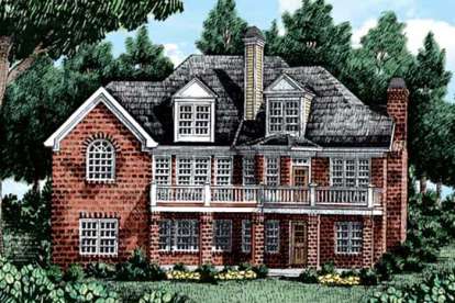 Traditional House Plan #8594-00400 Elevation Photo