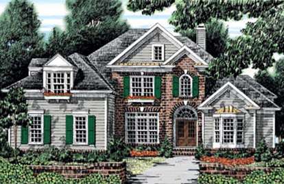 Traditional House Plan #8594-00401 Elevation Photo