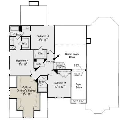 House Plan House Plan #23750 Drawing 2