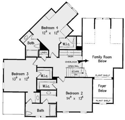 Second Floor for House Plan #8594-00402