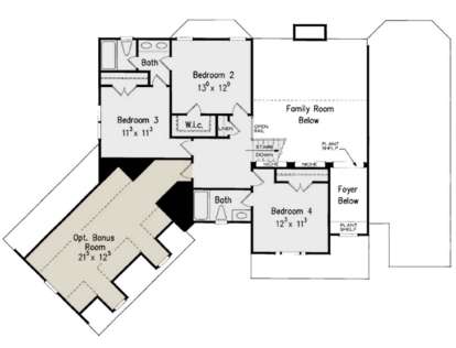 Second Floor for House Plan #8594-00404