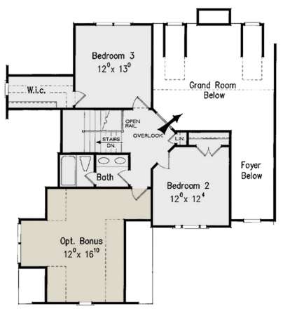 Second Floor for House Plan #8594-00405