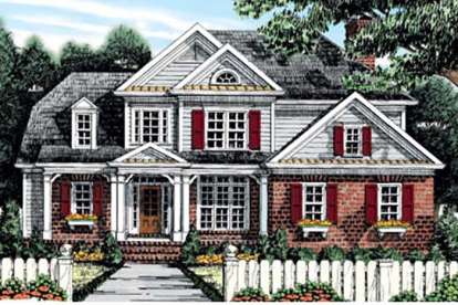 Traditional House Plan #8594-00406 Elevation Photo