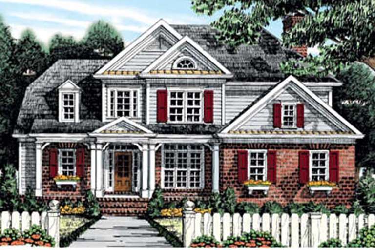 House Plan House Plan #23755 Front Elevation 