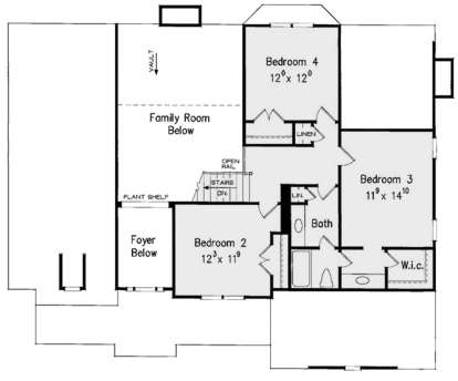Second Floor for House Plan #8594-00406