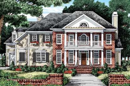 Southern House Plan #8594-00407 Elevation Photo