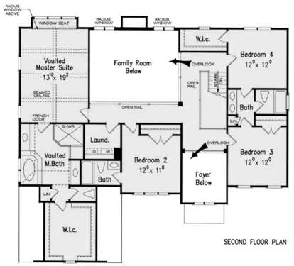 Second Floor for House Plan #8594-00408