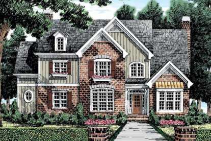 5 Bed, 4 Bath, 3051 Square Foot House Plan - #8594-00409