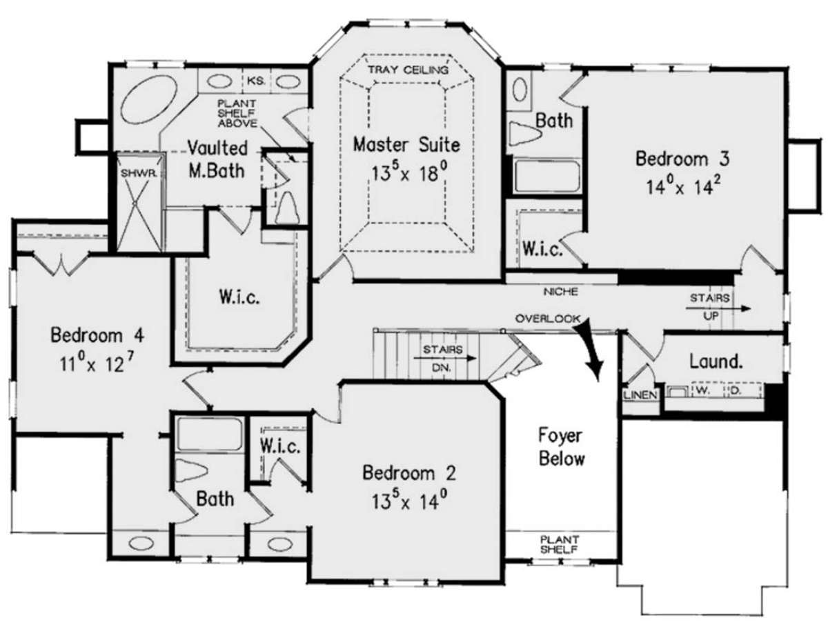 Second Floor for House Plan #8594-00409