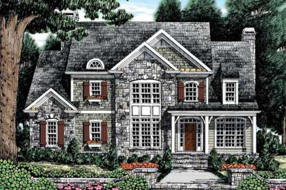 Traditional House Plan #8594-00410 Elevation Photo