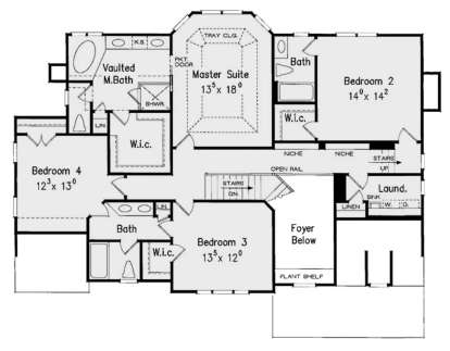 Second Floor for House Plan #8594-00410