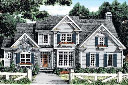 Traditional House Plan #8594-00411 Elevation Photo