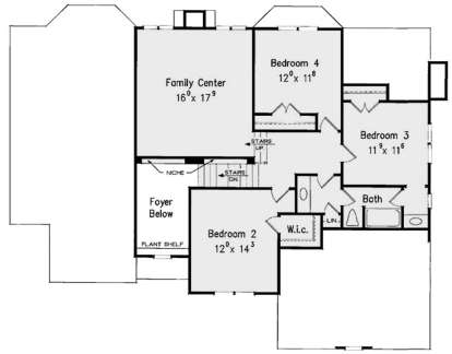 Second Floor for House Plan #8594-00411