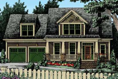 Traditional House Plan #8594-00412 Elevation Photo