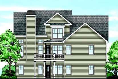 Traditional House Plan #8594-00412 Elevation Photo