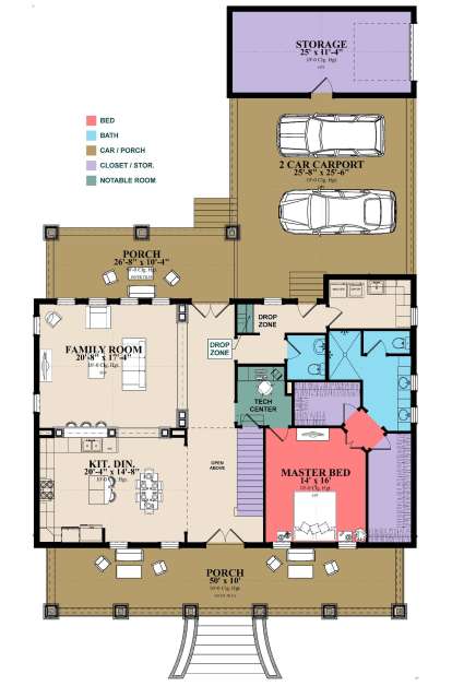 Main Floor for House Plan #1070-00266