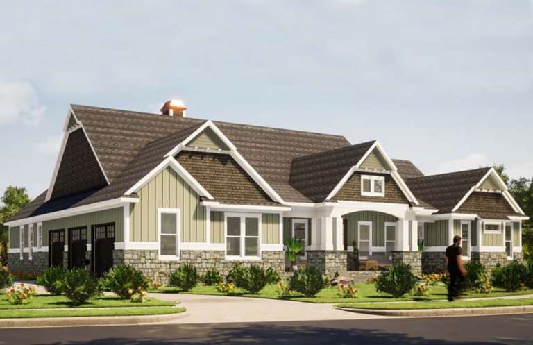 Craftsman House Plan #1070-00267 Elevation Photo