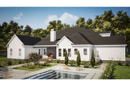 Modern Farmhouse House Plan #1070-00268 Elevation Photo