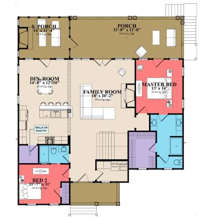 Main Floor for House Plan #1070-00269