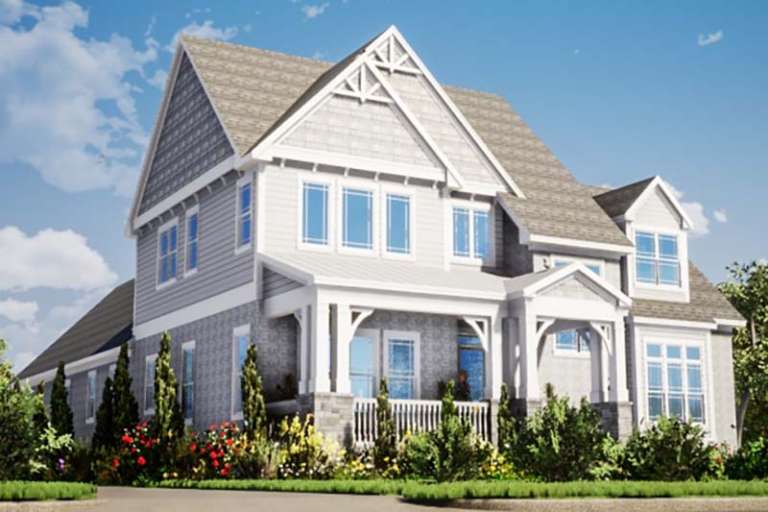 House Plan House Plan #23767 Front Elevation 