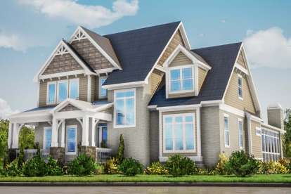 Farmhouse House Plan #1070-00271 Elevation Photo