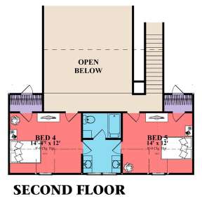 Second Floor for House Plan #1070-00272