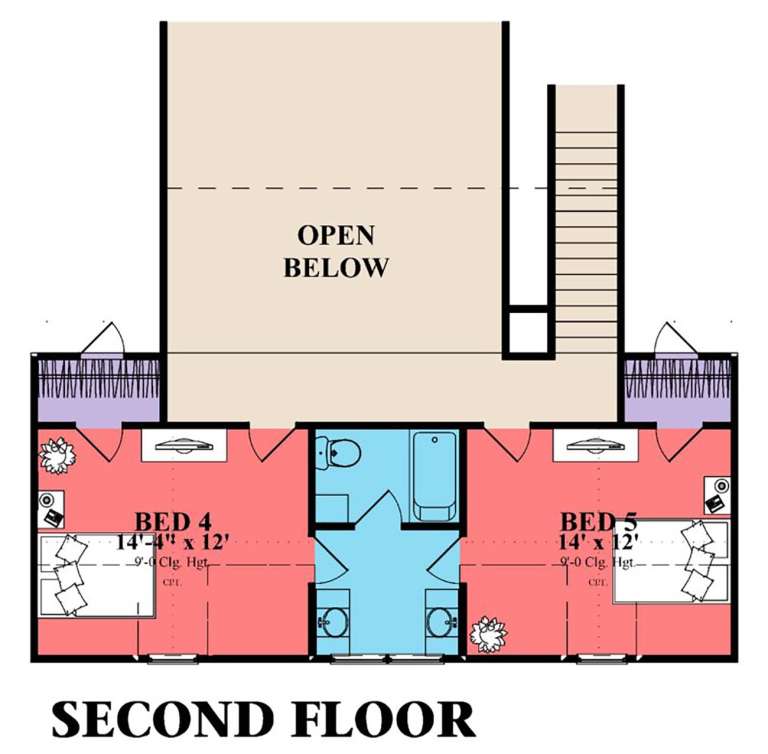 House Plan House Plan #23768 Drawing 2