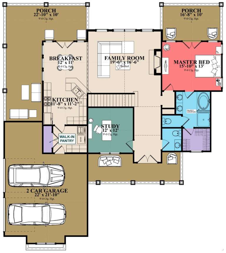 House Plan House Plan #23769 Drawing 1