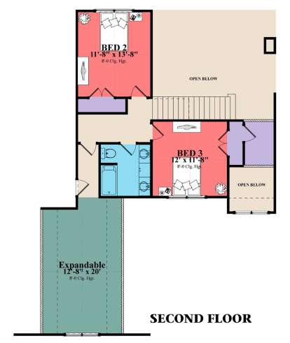 Second Floor for House Plan #1070-00273