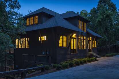 Lake Front House Plan #1070-00274 Build Photo