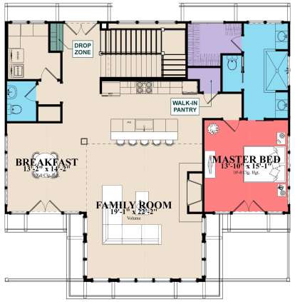 Main Floor for House Plan #1070-00274