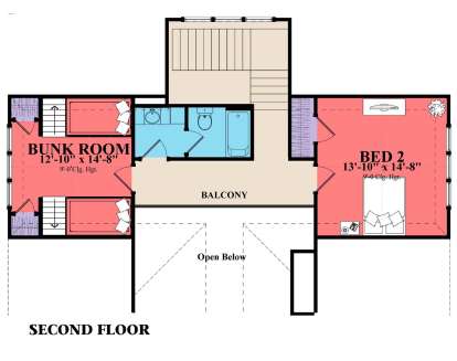 Second Floor for House Plan #1070-00274