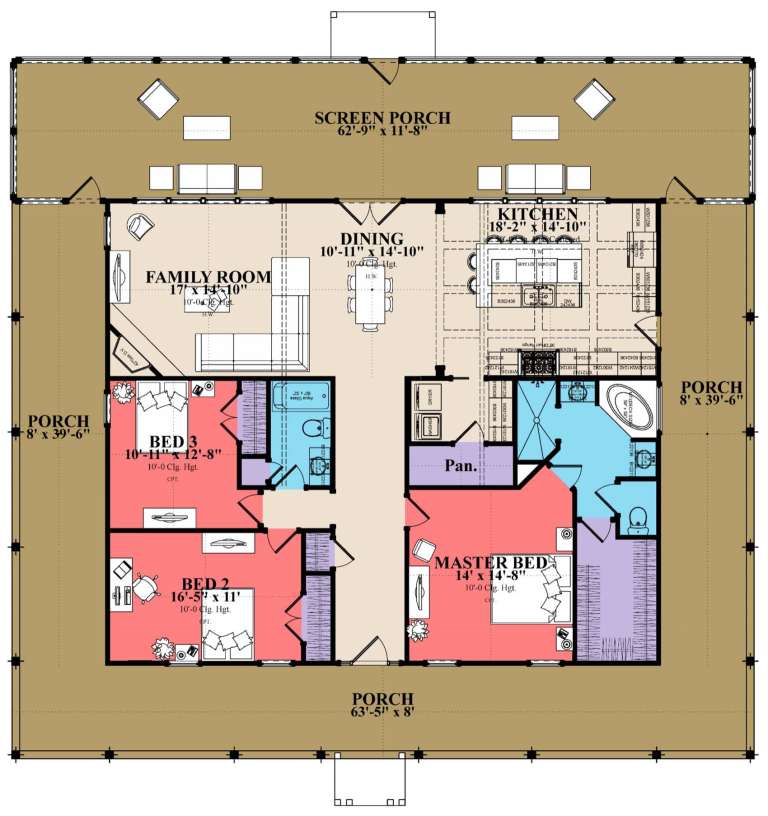 House Plan House Plan #23772 Drawing 1