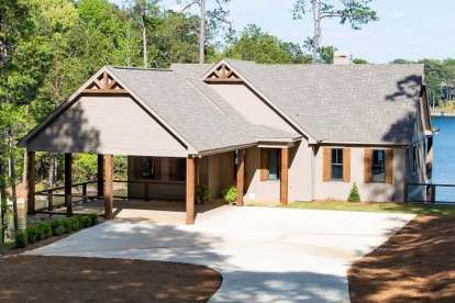 Lake Front House Plan #1070-00277 Elevation Photo
