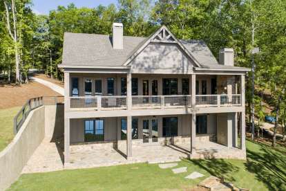 Lake Front House Plan #1070-00277 Elevation Photo