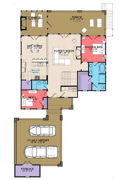 Main Floor for House Plan #1070-00277