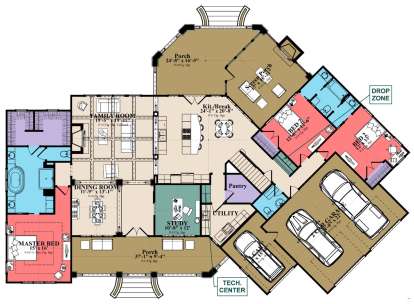 House Plan House Plan #23774 Drawing 1