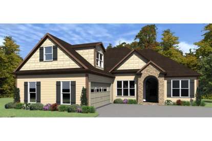 Ranch House Plan #1070-00280 Elevation Photo