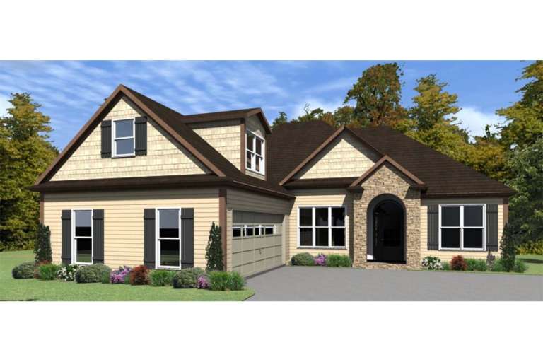 House Plan House Plan #23776 Front Elevation 