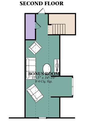 Bonus Room for House Plan #1070-00280