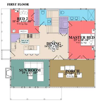Main Floor for House Plan #1070-00281