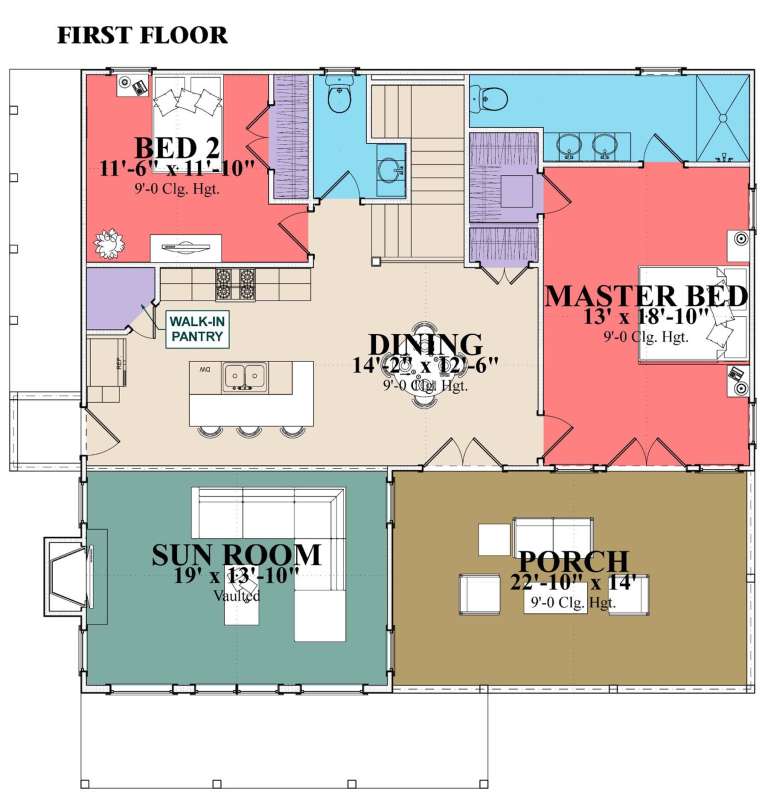 House Plan House Plan #23777 Drawing 1